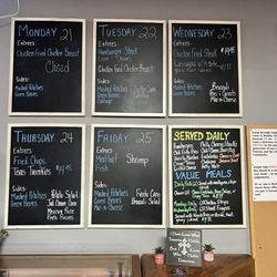 The Lunch Box - Daily specials for this week.