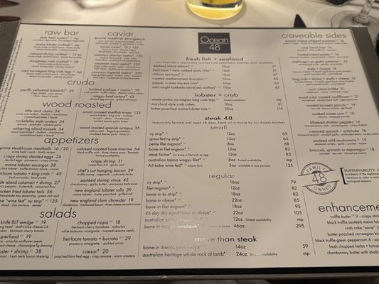Menu photo 8 Ocean 48 Newport Beach, CA Menu photo 8 Ocean 48 Newport Beach, CA