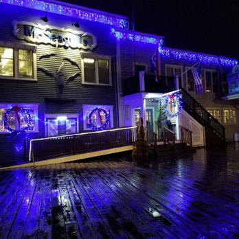 McSeagull's Restaurant - The outside Christmas decor - Seafood Near Me - Boothbay Harbor, Maine McSeagull's Restaurant - The outside Christmas decor - Seafood Near Me - Boothbay Harbor, Maine