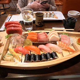 Sushi and Sashimi Combo even got my 8yr old to eat one of the tuna rolls!