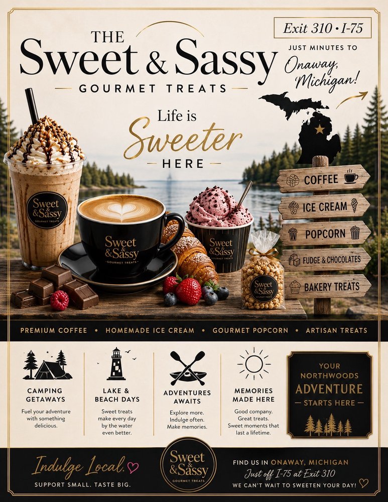 The Sweet & Sassy Gourmet Logo