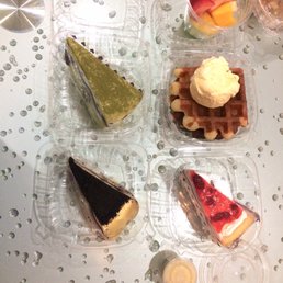 Oreo Mille Crepe Cake, Strawberry Milles Crepe Cake, Matcha Mille Crepe Cake, Crispy Waffle With Mix Fruits and Ice cream