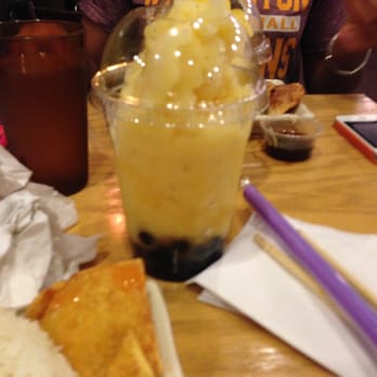 Teariffic Cafe - Passion fruit smoothie with bubbles - Asian Fusion Near Me - California, Maryland