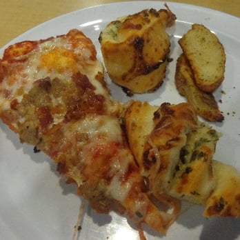 Straw Hat Pizza - My wife and I took advantage of the All-You-Can-Eat Lunch Buffet. My wife had about 6 slices of pizza, and I had at least 8. - Pizza Near Me - Hayward, California