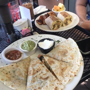 Wildflower Cafe - Shrimp quesadilla & Breakfast Burrito - Breakfast & Brunch Near Me - Redondo Beach, California