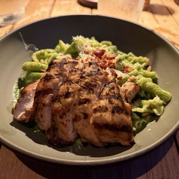 1 Kitchen Hanalei Bay - Campanelle pasta with chicken - New American Near Me - Princeville, Hawaii