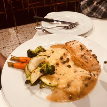Bottega Italia - Special of the night (fish with mashed potatoes and roasted veggies) - Pizza Near Me - Temecula, California Bottega Italia - Special of the night (fish with mashed potatoes and roasted veggies) - Pizza Near Me - Temecula, California