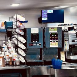 Dunkin' - Behind the counter