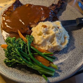 Secco Restaurant and Bar - *Ribeye Steak $53 12 oz prime ribeye | peppercorn demi-glaze | garlic mashed potatoes | seasonal vegetables (GF) - Tacos Near Me - San Jose, California Secco Restaurant and Bar - *Ribeye Steak $53 12 oz prime ribeye | peppercorn demi-glaze | garlic mashed potatoes | seasonal vegetables (GF) - Tacos Near Me - San Jose, California