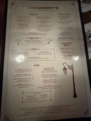 Menu photo 1 Beaumont's Chicago, IL