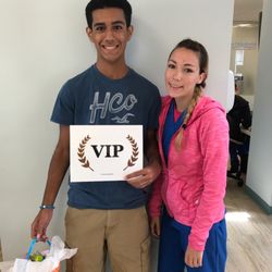 Cosmo Haralambidis, DMD-Cranston Orthodontics - Braces off today.