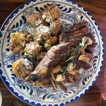 La Mondina - Rib eye with smashed potatoes - Italian Near Me - Brielle, New Jersey La Mondina - Rib eye with smashed potatoes - Italian Near Me - Brielle, New Jersey