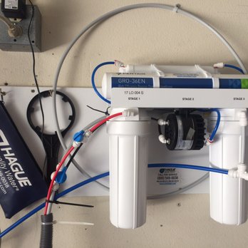 Hague Quality Water - another shut off valve, high efficiency RO filter water system. - Water Purification Services Near Me - Baywood-los Osos, California