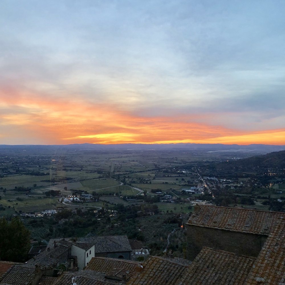 Italy with Bella - View from our apartment in Cortona - Travel Agents Near Me - Franklin, Tennessee