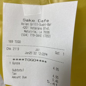 Sake Cafe Veterans - Takeout order - Sushi Bars Near Me - Metairie, Louisiana Sake Cafe Veterans - Takeout order - Sushi Bars Near Me - Metairie, Louisiana