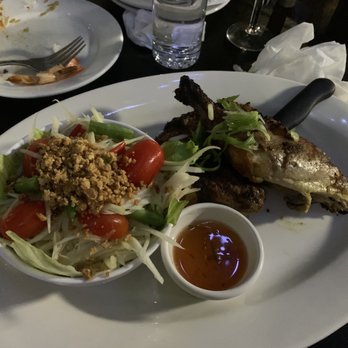Amazing Thai - Grilled chicken was the best out of all dishes but not the som tum (tastes sweet only, although supposed to be sweet, spicy and sour) - Thai Near Me - Princeton, New Jersey
