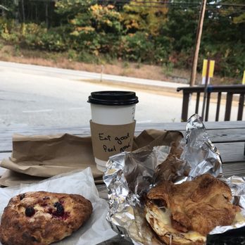 Mello Moose Coffee House - Outside seating w/ coffee, scone & breakfast sandwich - Coffee & Tea Near Me - Meredith, New Hampshire Mello Moose Coffee House - Outside seating w/ coffee, scone & breakfast sandwich - Coffee & Tea Near Me - Meredith, New Hampshire