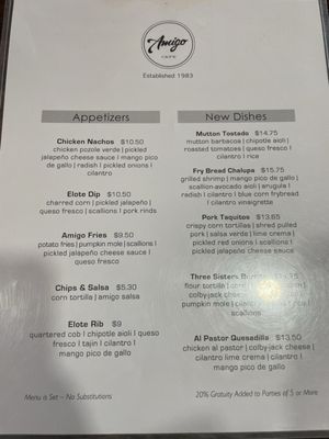 Menu photo 4 Amigo Cafe Kayenta, AZ