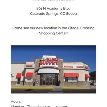 King Buffet - Restaurant info. - Mongolian Near Me - Colorado Springs, Colorado King Buffet - Restaurant info. - Mongolian Near Me - Colorado Springs, Colorado