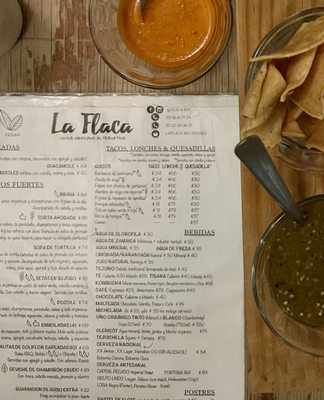 Menu photo 1 La Flaca - Americana Guadalajara, JAL Menu photo 1 La Flaca - Americana Guadalajara, JAL
