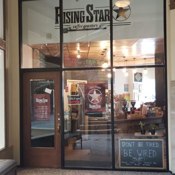 Rising Star - The interior entrance from the lower level of the Arcade. - Coffee Roasteries Near Me - Cleveland, Ohio Rising Star - The interior entrance from the lower level of the Arcade. - Coffee Roasteries Near Me - Cleveland, Ohio