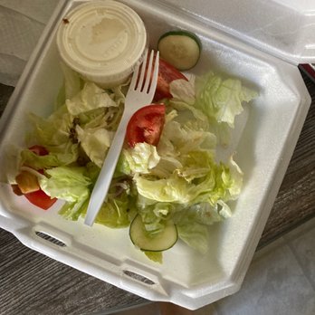 Kenney's Madison Tavern - a salad in a styrofoam container - Wine Bars Near Me - Warminster, Pennsylvania