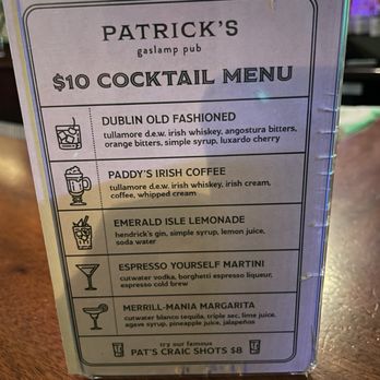 Patrick's Gaslamp Pub - Pubs Near Me - San Diego, California