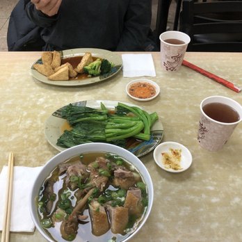 Bo Ky - Duck soup egg noodles Fried tofu and Chinese veggies sautéed - Chinese Near Me - New York, New York Bo Ky - Duck soup egg noodles Fried tofu and Chinese veggies sautéed - Chinese Near Me - New York, New York