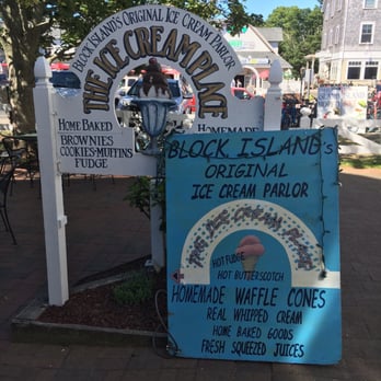 The Ice Cream Place - Their ice cream may not be homemade (their waffle cones, brownies, cookies and fudge are what's homemade) but regardless, it's REALLY good. - Ice Cream & Frozen Yogurt Near Me - Block Island, Rhode Island The Ice Cream Place - Their ice cream may not be homemade (their waffle cones, brownies, cookies and fudge are what's homemade) but regardless, it's REALLY good. - Ice Cream & Frozen Yogurt Near Me - Block Island, Rhode Island