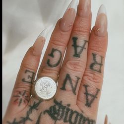 Sunny Island Nails & Spa - Sparkle nails with a French tip