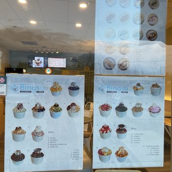 IC Bingsu - Outside menu - Desserts Near Me - Hillsboro, Oregon