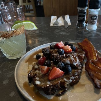 Leeland House - french toast and the cactus juice cocktail - Restaurants Near Me - Galveston, Texas Leeland House - french toast and the cactus juice cocktail - Restaurants Near Me - Galveston, Texas