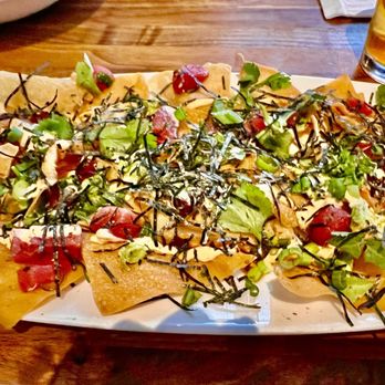 Yard House - Amazing Ahi Tuna Poke Nachos - New American Near Me - Brea, California Yard House - Amazing Ahi Tuna Poke Nachos - New American Near Me - Brea, California