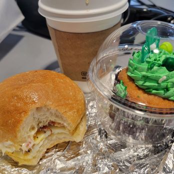 Di Camillo Bakery - Breakfast sandwich,  Saint paddy's cupcake and coffee - Bakeries Near Me - Niagara Falls, New York