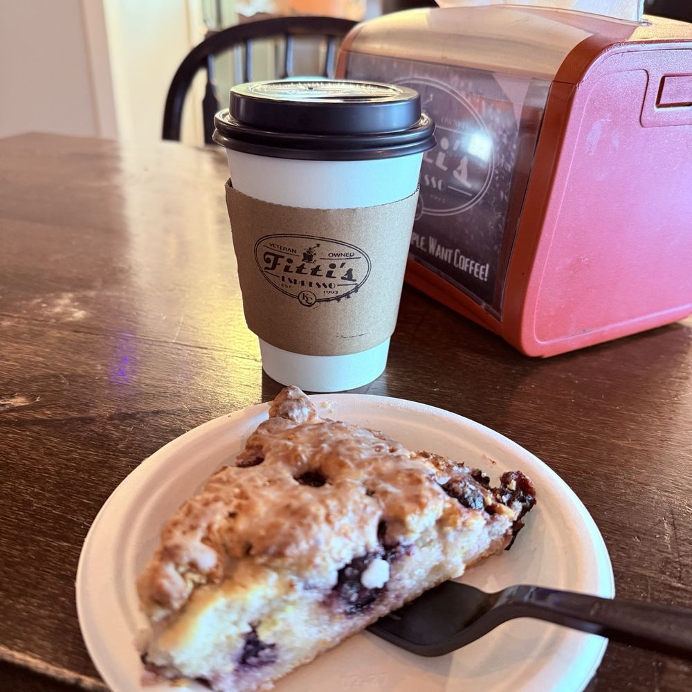Blueberry lemon scone. Blueberry lemon scone.