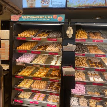 Dunkin' -  a display of donuts in a bakery - Donuts Near Me - Troy, Illinois