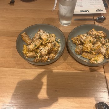 Café Momentum - FRIED CORN RIBS-seasonal sweet corn,cotija cheese,creamy aioli, fresh cilantro $10 - New American Near Me - Atlanta, Georgia