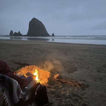 Haystack Rock - Cannon Beach! Keeping warm with Haystack rock in the background. - Landmarks & Historical Buildings Near Me - Cannon Beach, Oregon Haystack Rock - Cannon Beach! Keeping warm with Haystack rock in the background. - Landmarks & Historical Buildings Near Me - Cannon Beach, Oregon