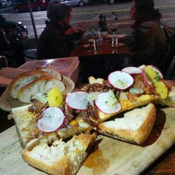 Toro - Bone marrow to die for!! Topped with oxtail radish and mandarins - Tapas Bars Near Me - Boston, Massachusetts