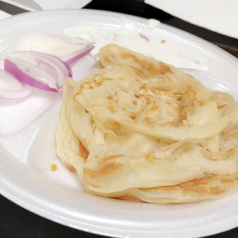 DAKSHIN - Malabar parottas! Served as they should be - with onion raita. - Indian Near Me - West Lafayette, Indiana