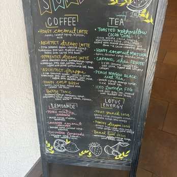 Architect Coffee - Summer menu - Coffee & Tea Near Me - Springfield, Missouri