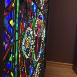 The Charles Hosmer Morse Museum of American Art - Be sure to look at the pieces from the side, the three dimensionality is amazing.