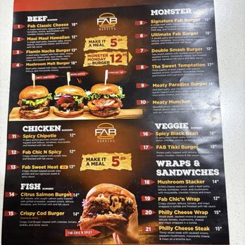 Fab Burgers - Burgers Near Me - Surrey, British Columbia Fab Burgers - Burgers Near Me - Surrey, British Columbia