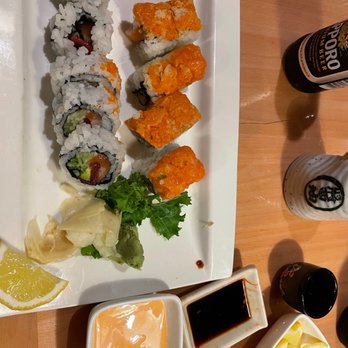 Ko Sushi - Queen Roll and Spicy Salmon Roll - Japanese Near Me - New York, New York Ko Sushi - Queen Roll and Spicy Salmon Roll - Japanese Near Me - New York, New York