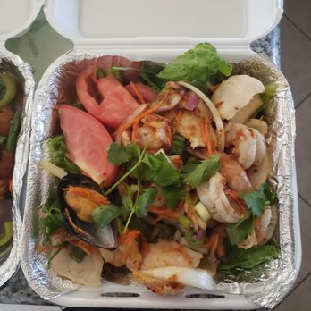 Lucki Thai - Don't forget to order that seafood salad ; next to your big meal!!!!! Ohhh sooo YUMMY with extra lime!!! - Thai Near Me - Las Vegas, Nevada Lucki Thai - Don't forget to order that seafood salad ; next to your big meal!!!!! Ohhh sooo YUMMY with extra lime!!! - Thai Near Me - Las Vegas, Nevada