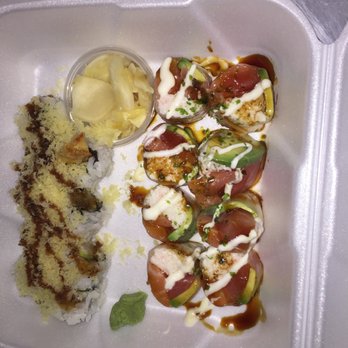 Jizake Sushi - To go "sushi" shrimp tempura aka : crunchy roll - Sushi Bars Near Me - Laguna Niguel, California