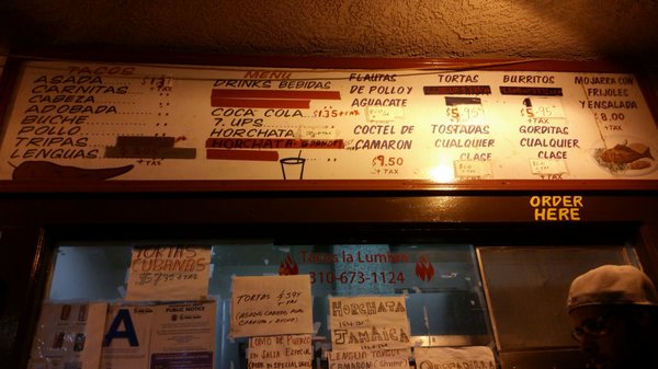 Menu photo 1 La Lumbre Tacos Inglewood, CA