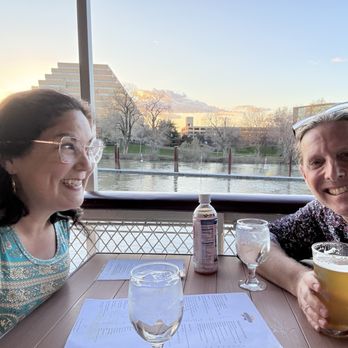 Delta King - View from the upper deck bar - Hotels Near Me - Sacramento, California