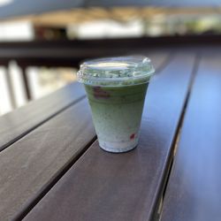 Barrel & Bean Coffee - Ices Strawberry matcha latte