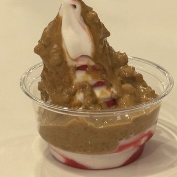 Whimsy Street Treats - All vegan Vanilla and Pomegranate twist soft serve with Biscoff drizzle - Ice Cream & Frozen Yogurt Near Me - Georgetown, Ontario Whimsy Street Treats - All vegan Vanilla and Pomegranate twist soft serve with Biscoff drizzle - Ice Cream & Frozen Yogurt Near Me - Georgetown, Ontario